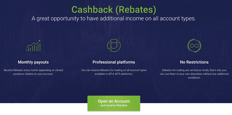 RoboForex Introduces Cashback Rebates Program